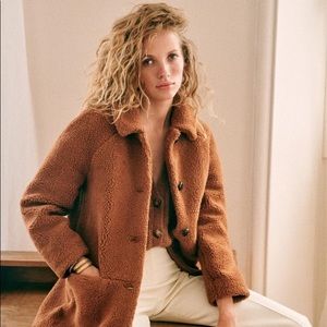 BRAND NEW Sézane Isae Coat (Brown)
